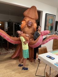 The Kraken visits the Thavi kids