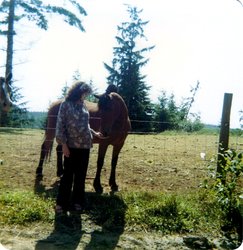 Tammy with horses